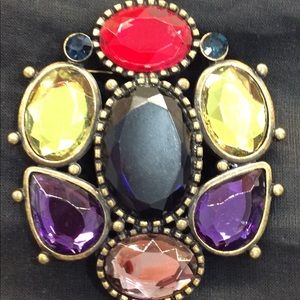 Large Colorful Brooch or Pendant (You Decide!)